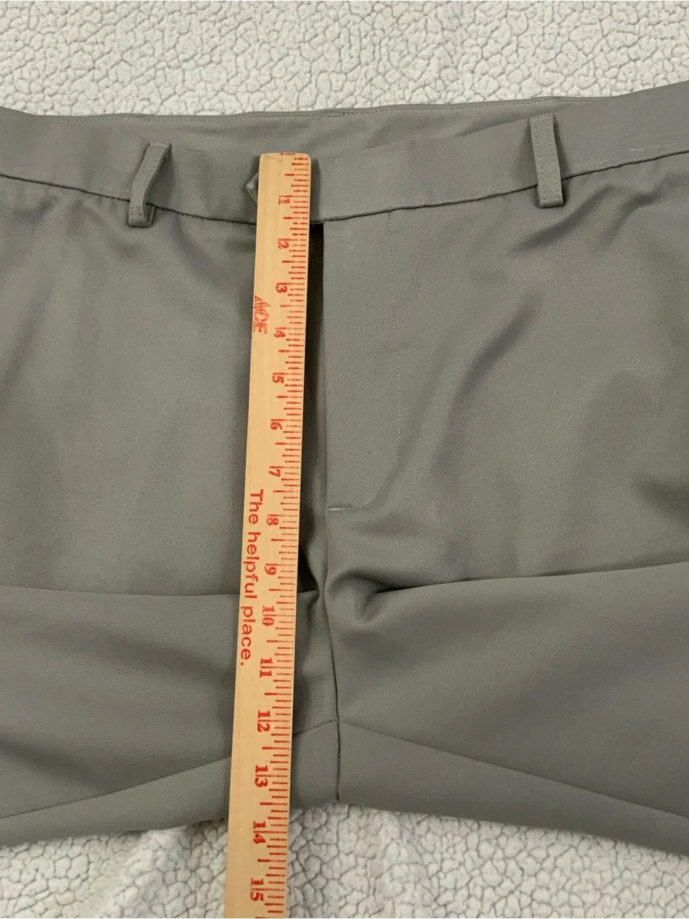 IZOD Golf Pants Men’s 36x32 Gray Pockets Flat Front Straight Leg Athletic